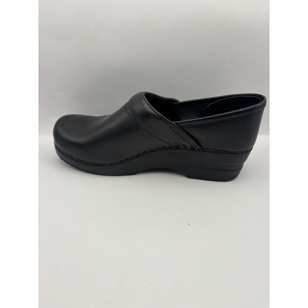 LL Bean Black Leather Clogs Women Size 9.5 - Picture 6 of 9